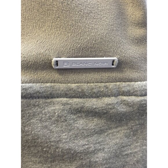 NWT Blanc Noir Sleeveless Hooded Wrap Vest Gray M - Picture 7 of 9